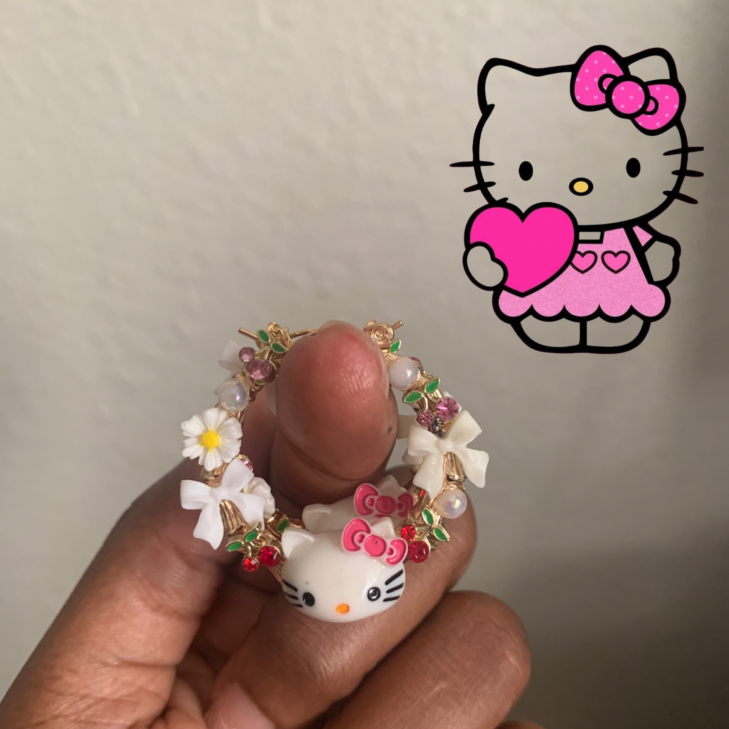 Hello Kitty Charm Earrings