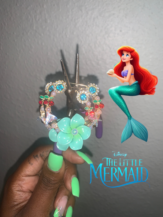 Little Mermaid Themed Earrings