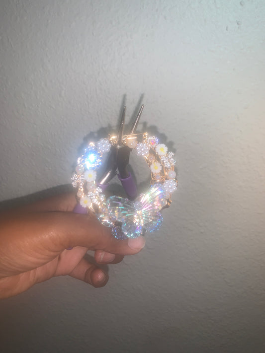 Sparkly Iridescent Holographic Earrings