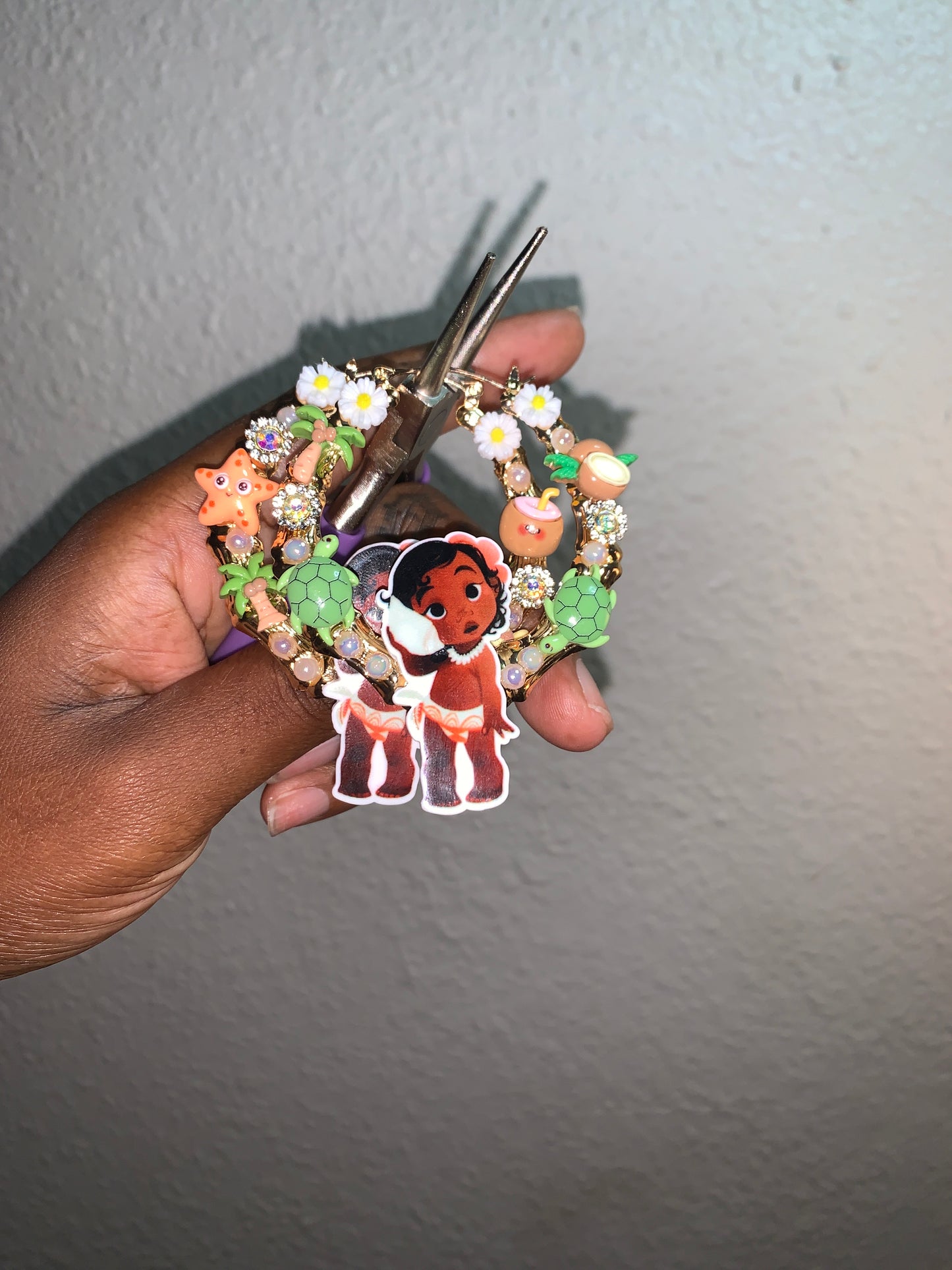 Disney Moana Themed Earrings